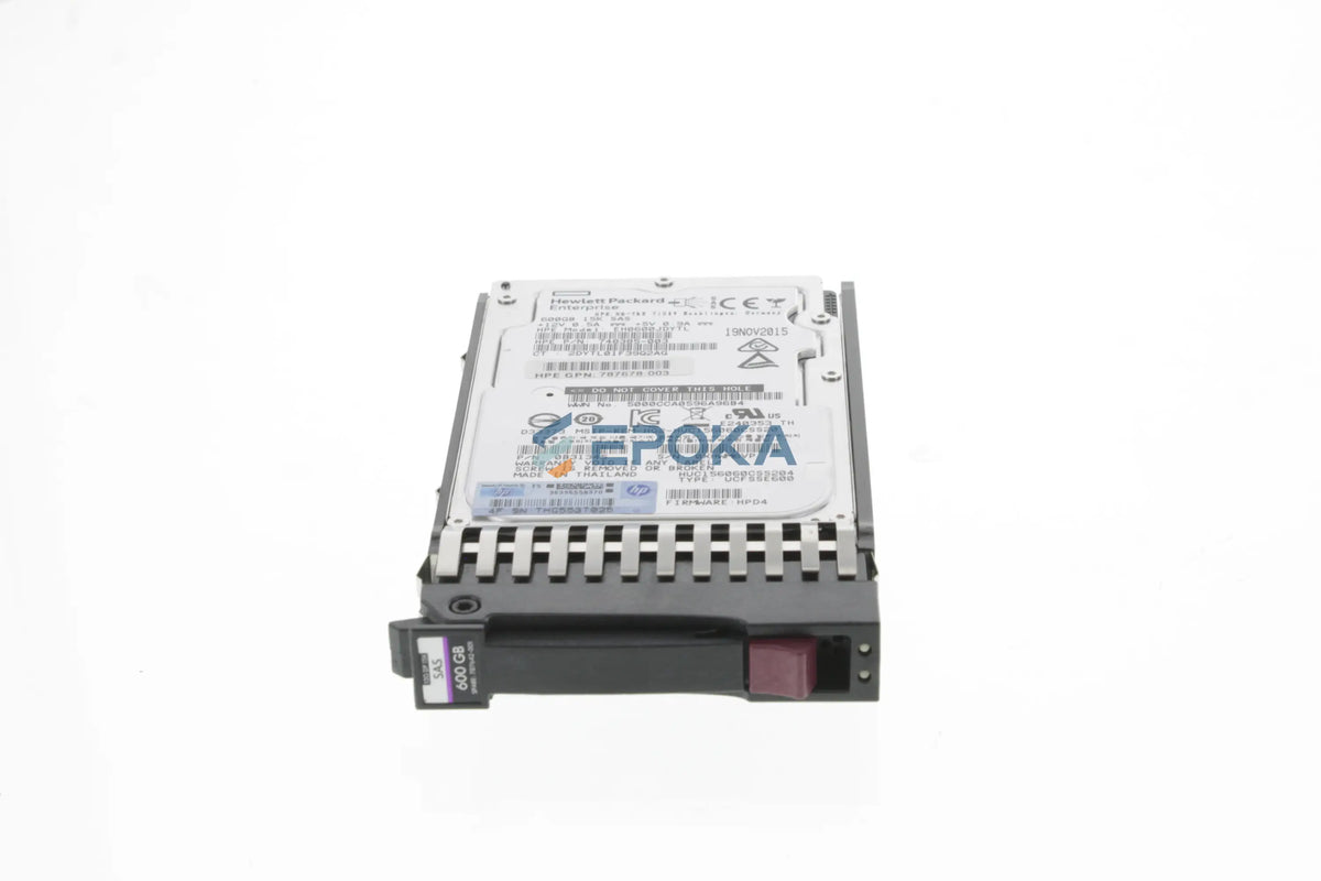 HPE MSA 600GB 12G SAS 15K 2.5i