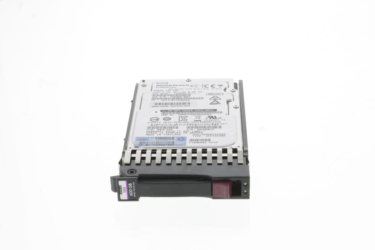 HPE MSA 600GB 12G SAS 15K 2.5i
