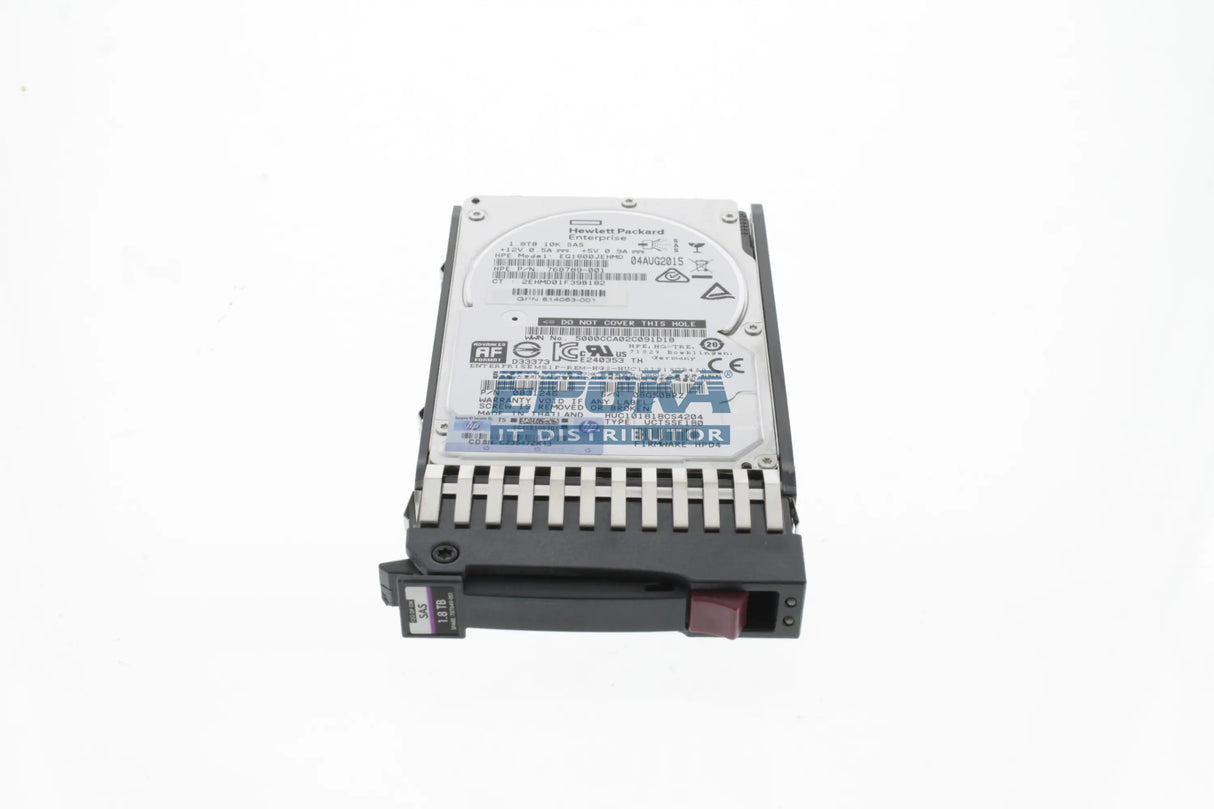 HP J9F49A HP MSA 1.8TB 12G SAS 10K SFF (2.5in) 512e Enterprise