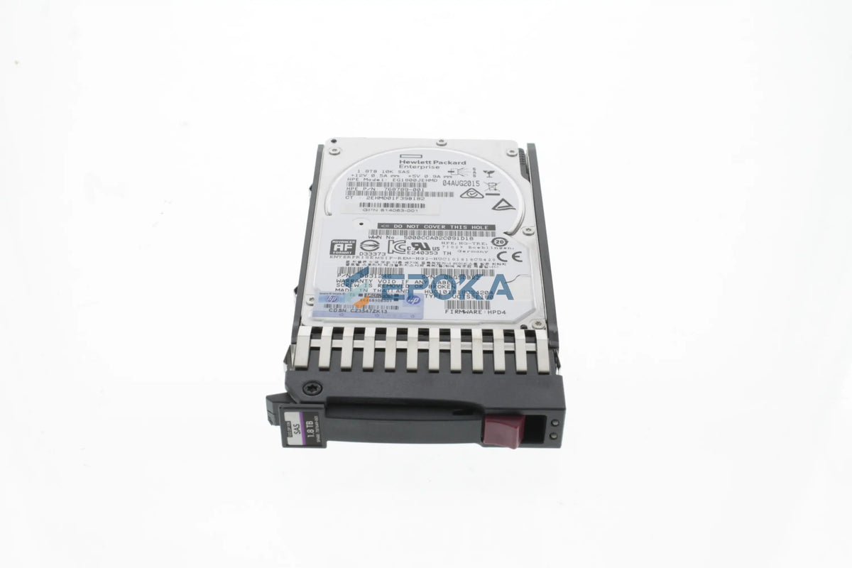 HP J9F49A HP MSA 1.8TB 12G SAS 10K SFF (2.5in) 512e Enterprise