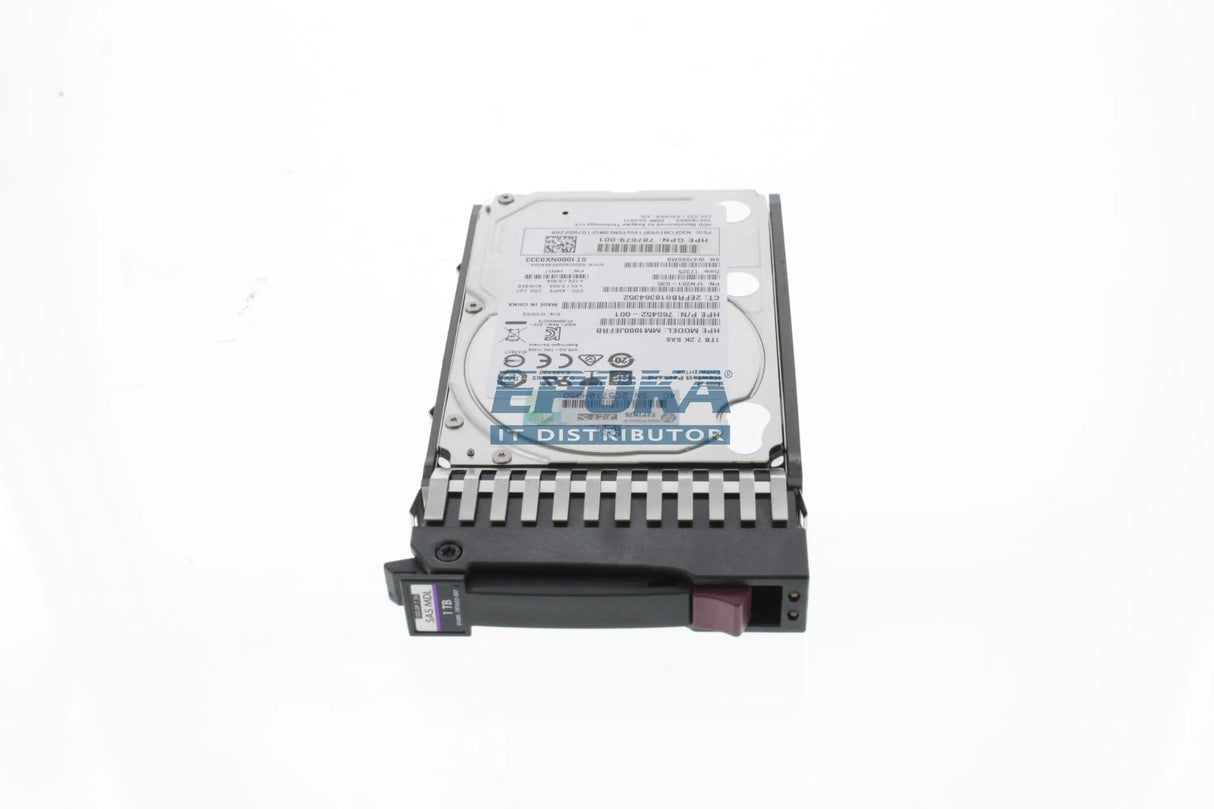 HP J9F50A HP MSA 1TB 12G SAS 7.2K SFF (2.5in) 512e Midline