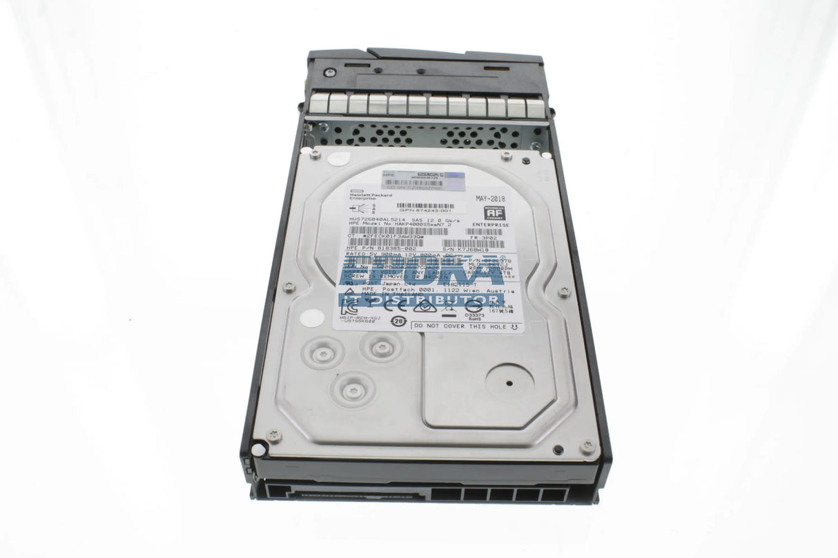 HP K2P87A HPE 3PAR 8000 4TB SAS 7.2K LFF (3.5in) HDD