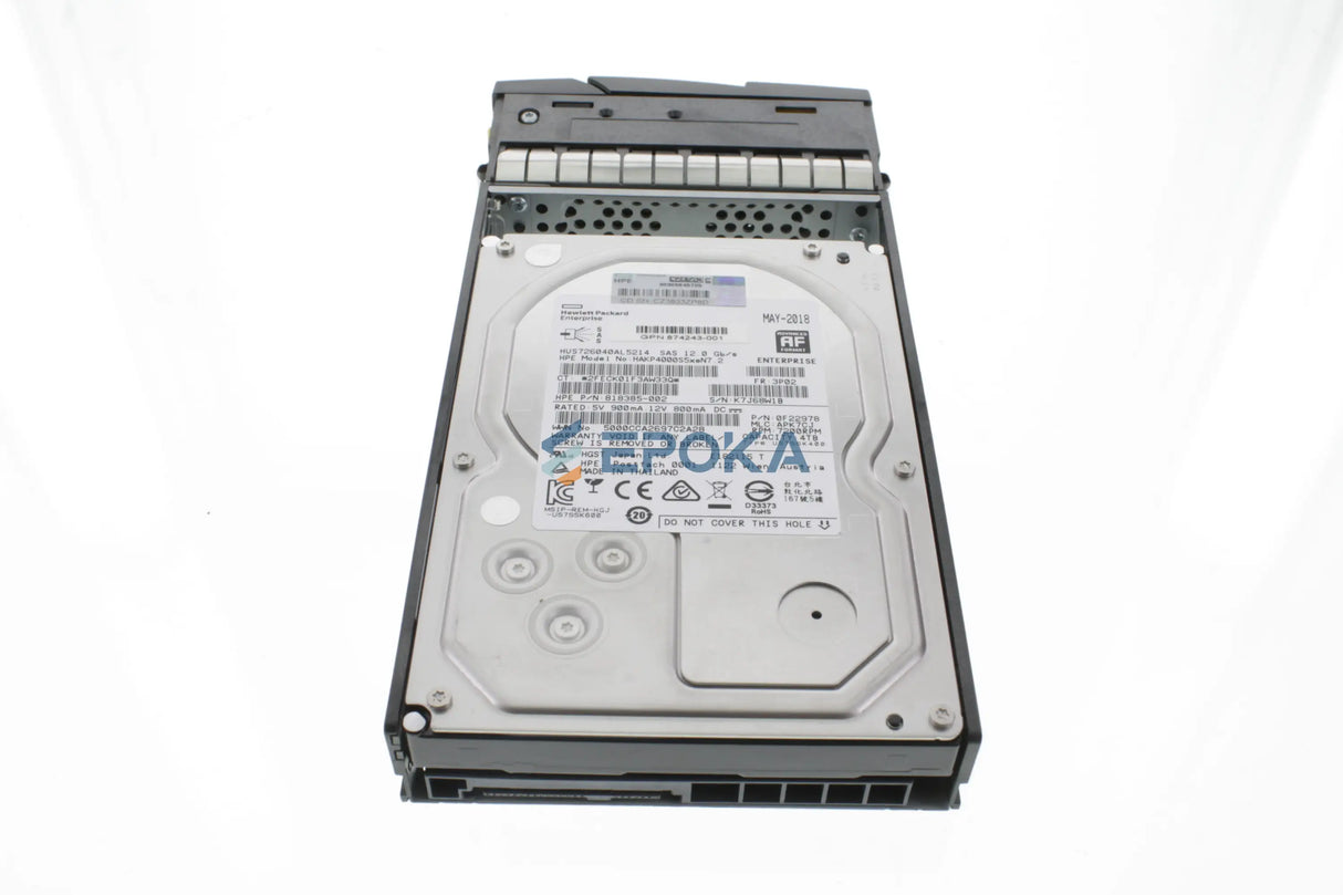 HP K2P87A HPE 3PAR 8000 4TB SAS 7.2K LFF (3.5in) HDD