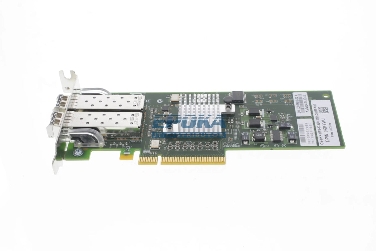 Dell KKYWJ Dell Brocade 825 - Dual Port 8GB Fibre FC HBA PCIe Low Profile bracket