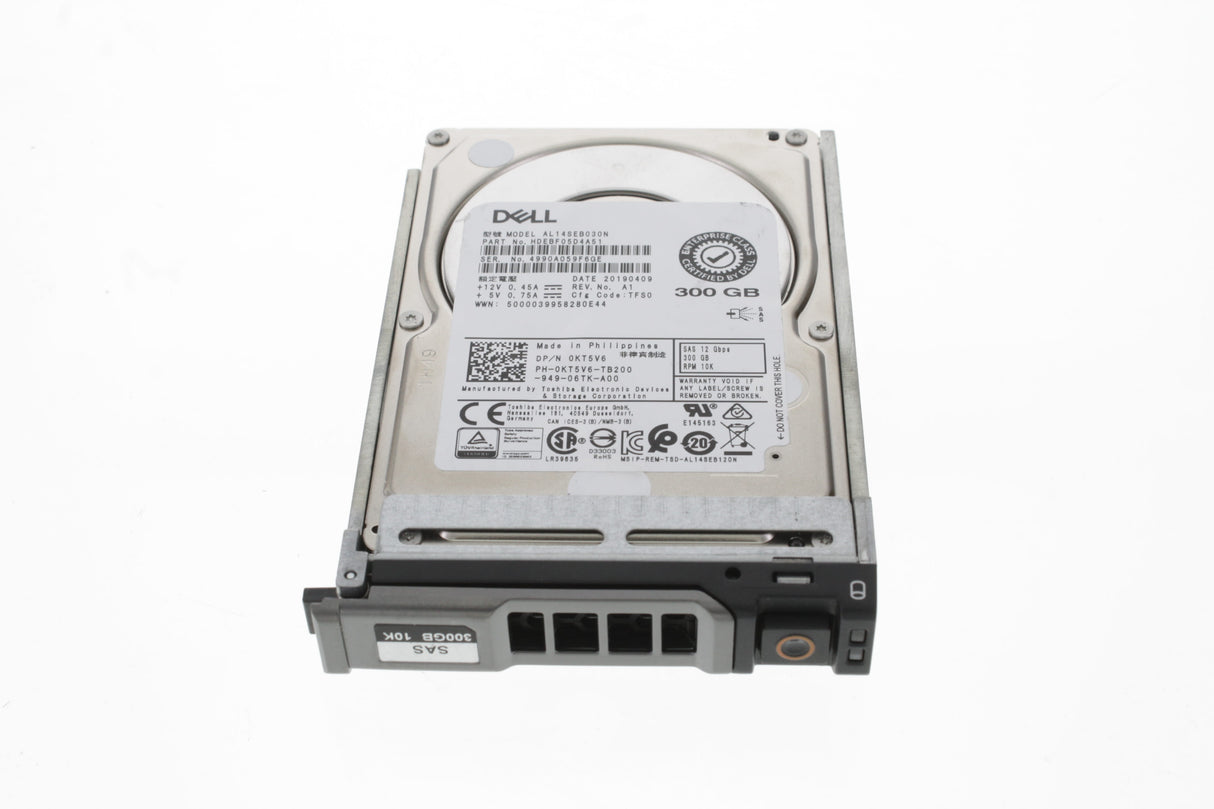 Dell KT5V6 300GB 10K 12G SAS 2.5"
