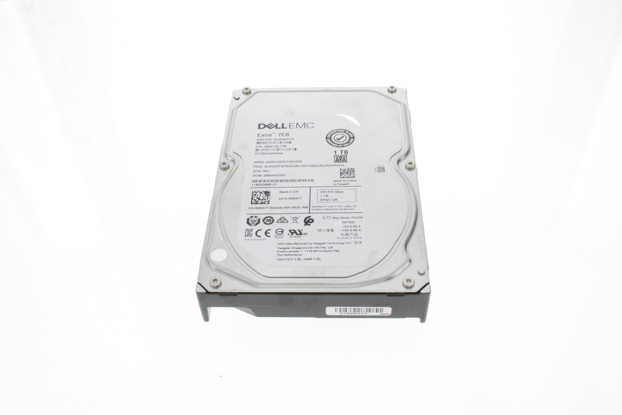Dell M33YT Dell 1TB 7.2K 6G SATA 3.5"