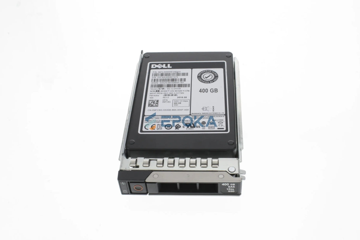 Dell MFC6G Disk 400G SSD 12G SAS 2.5" MU TLC