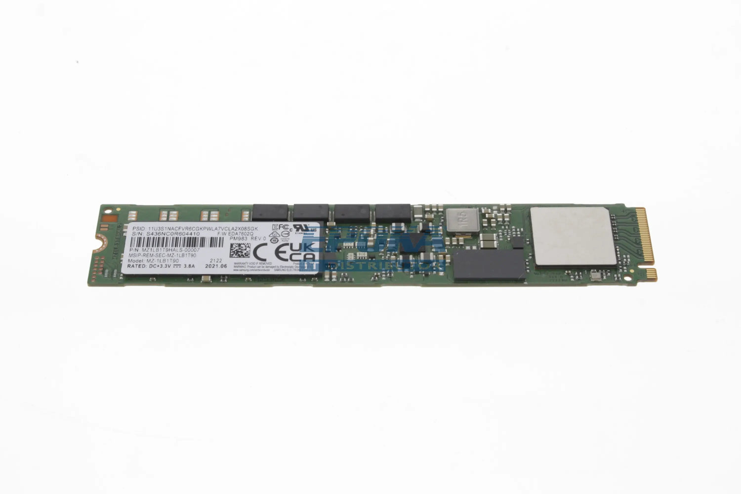 SuperMicro MZ1LB1T9HALS Samsung PM983 DCT 1,92 TB M.2 PCI Express 3.0 MZ1LB1T9HALS-0E007