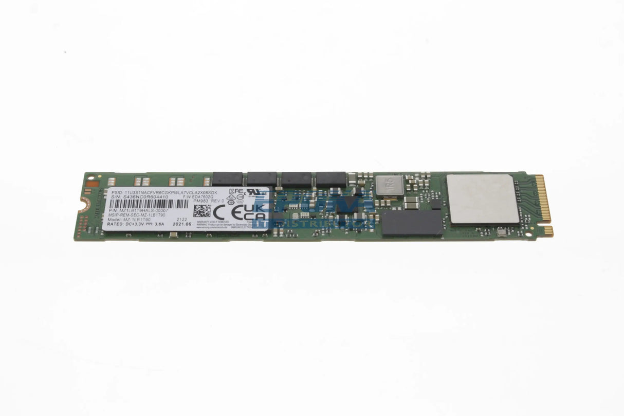 SuperMicro MZ1LB1T9HALS Samsung PM983 DCT 1,92 TB M.2 PCI Express 3.0 MZ1LB1T9HALS-0E007