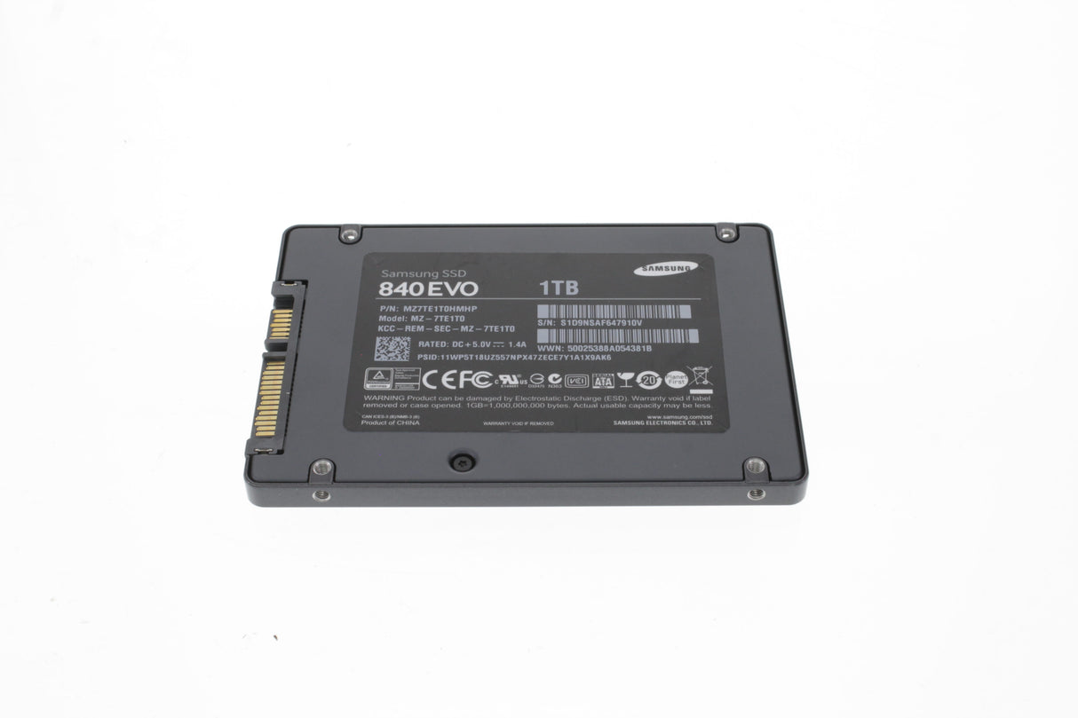 Samsung MZ7TE1T0HMHP 1TB SSD 6G SATA 2.5IN SAMSUNG 840 EVO