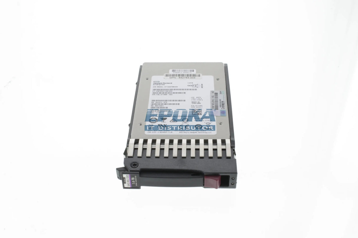 HP N9X91A HPE MSA 1.6TB 12G SAS Mixed Us
