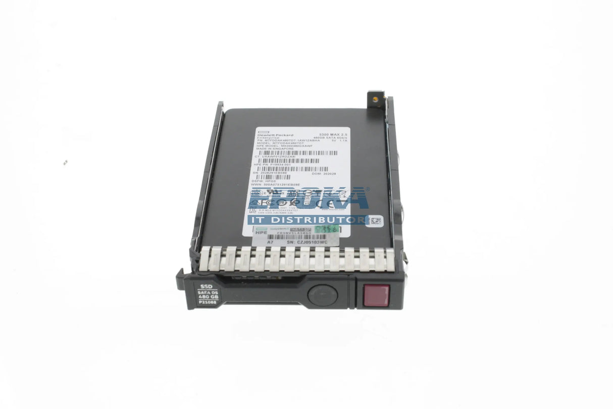 HP P19947-B21 HPE 480GB SATA 6G Mixed Use SFF SC 5300M SSD
