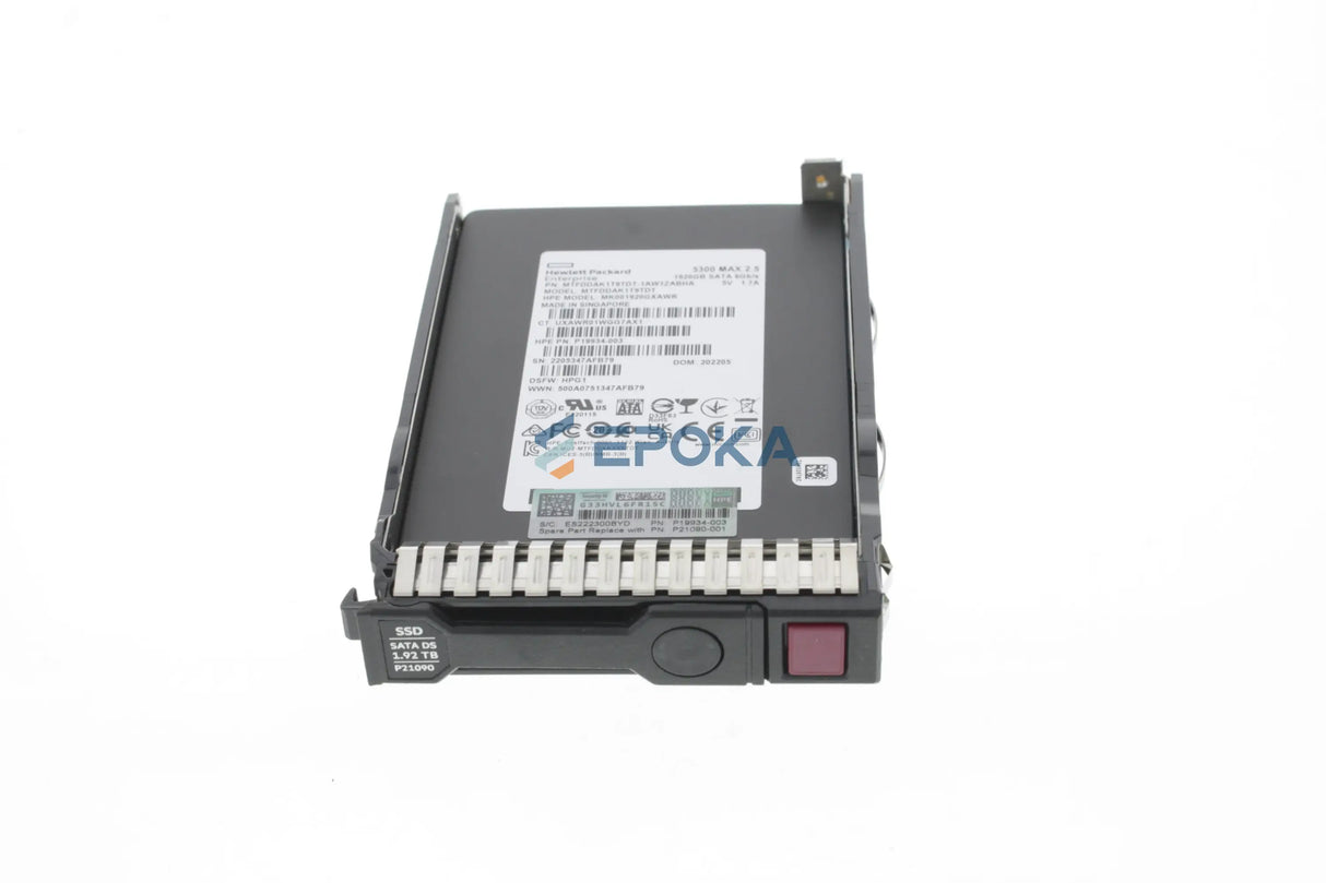 HPE 1.92TB SATA 6G Mixed Use SFF (2.5in) SC SSD