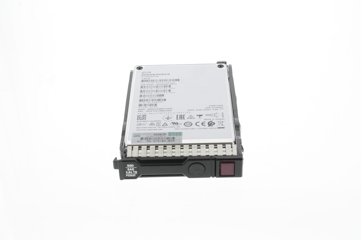 HP P21143-B21 HPE 3.84TB SAS 12G Read Intensive SFF SC SS540 SSD