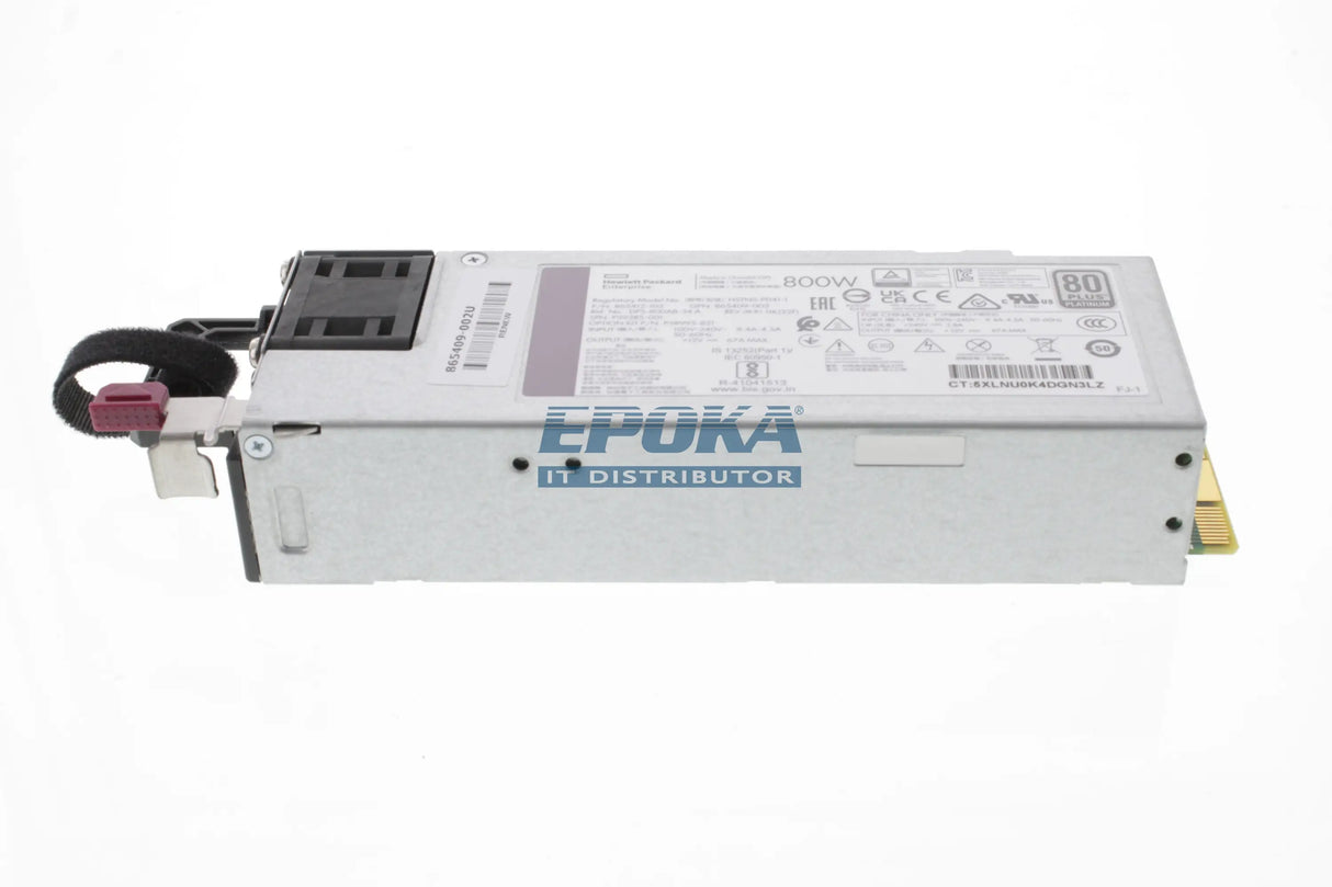 HP P38995-B21 HPE 800W Flex Slot Platinum Hot Plug Low Halogen Power Supply Kit