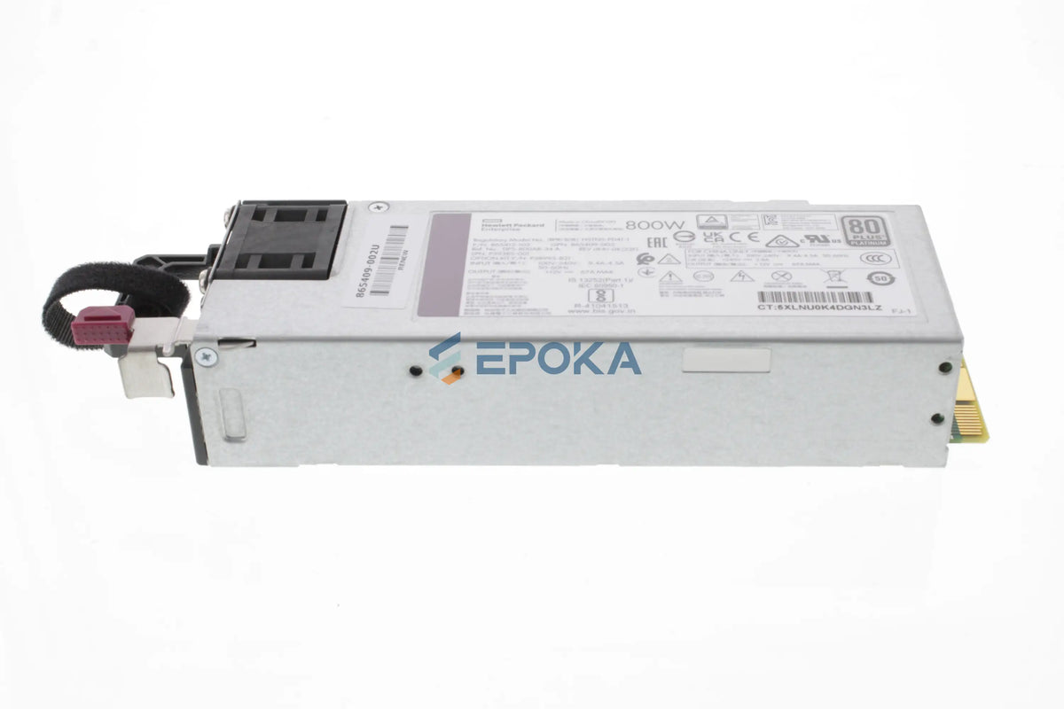 HPE 800W Flex Slot Platinum Hot Plug Low Halogen Power Supply Kit