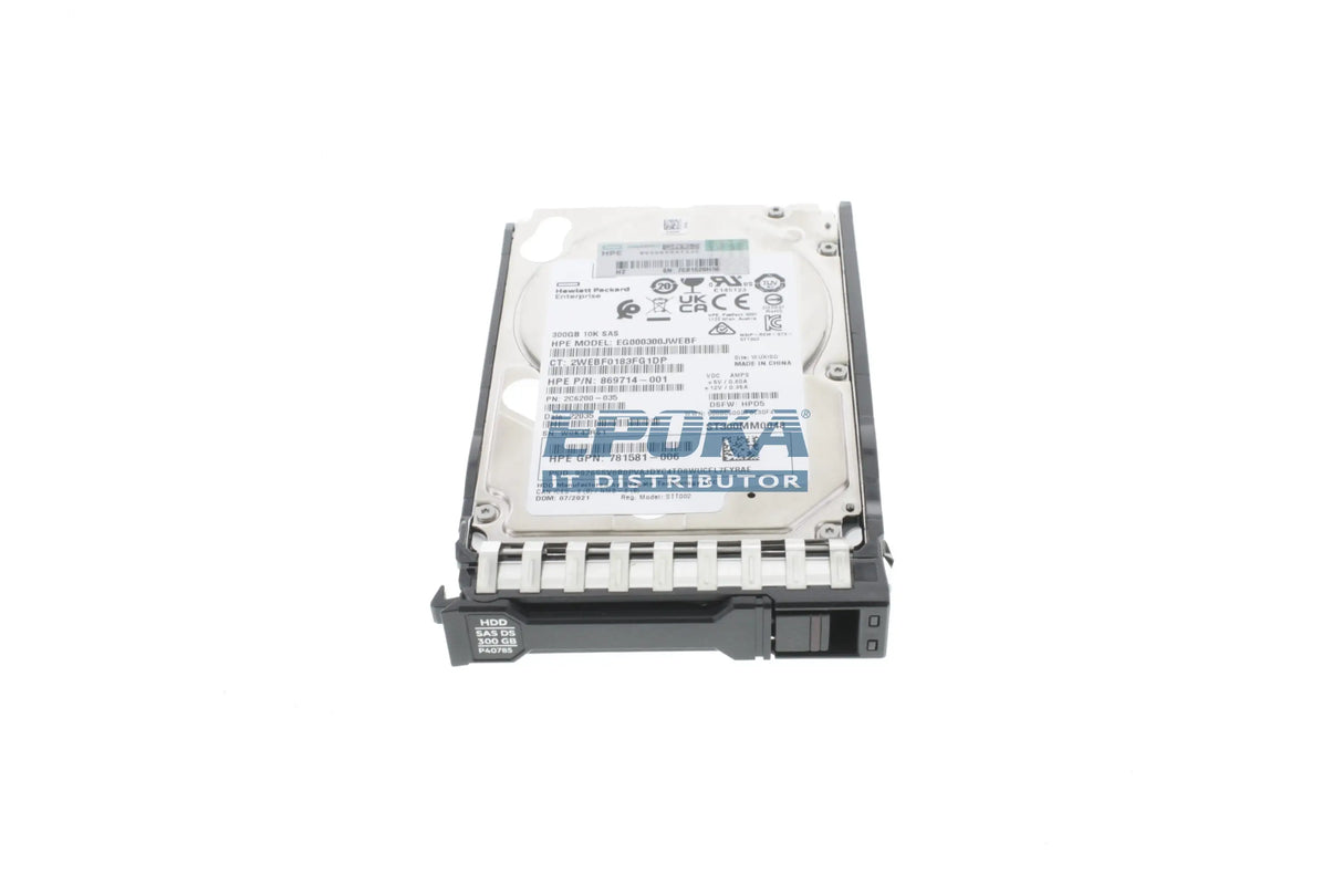 HP P40430-B21 HPE 300GB SAS 12G Mission Critical 10K SFF BC