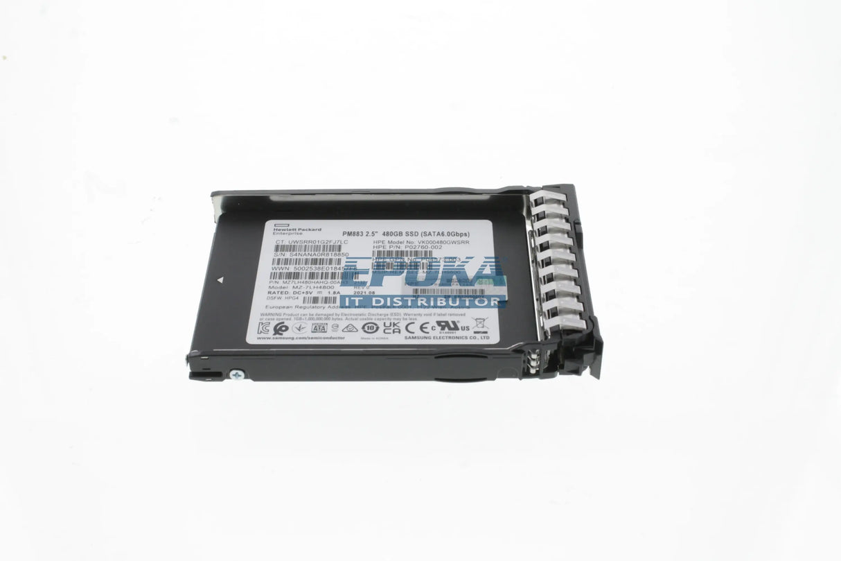 HP P40497-B21 HPE 480GB SATA 6G Read Intensive SFF SSD