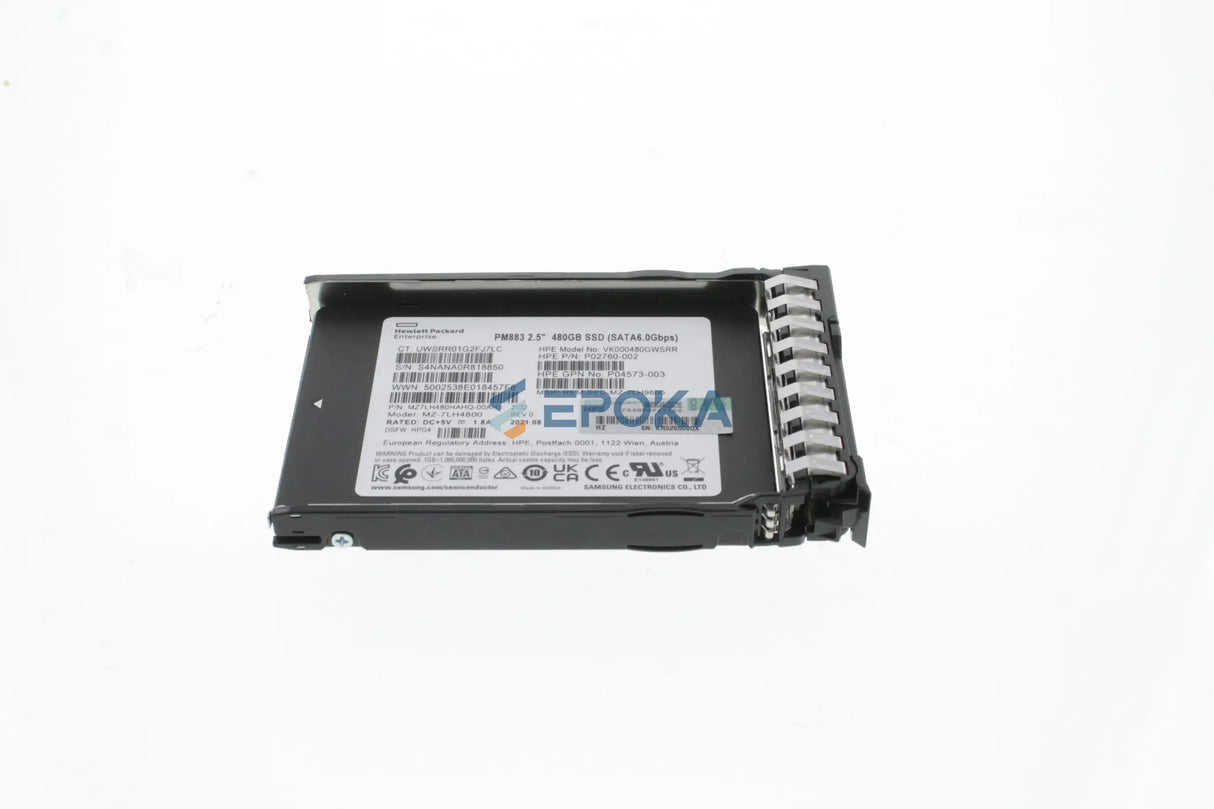 HP P40497-B21 HPE 480GB SATA 6G Read Intensive SFF SSD