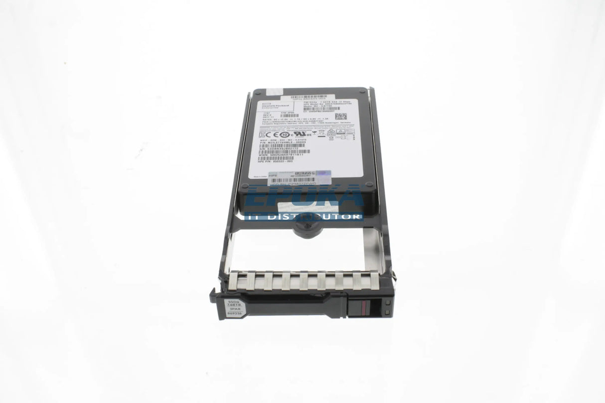 HP P9L81B HPE 3PAR 20000 7.68TB SAS SFF FIPS Encrypted SSD