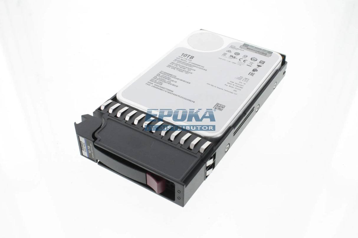 HP P9M82A HPE MSA 10TB 12G SAS 7.2K rpm LFF (3.5in) Midline 512e Hard Drive