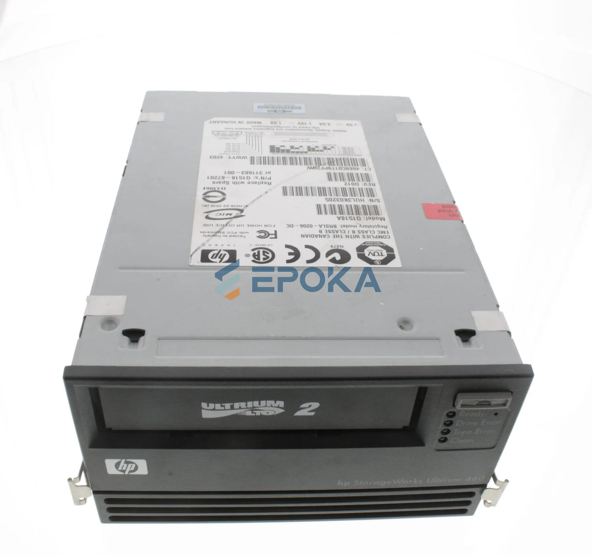 HP LTO2 200/400GB INTERNAL SCSI tape drive
