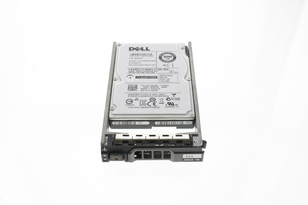 Dell YJ0GR Disk 300GB 10K 6G SAS 2.5"