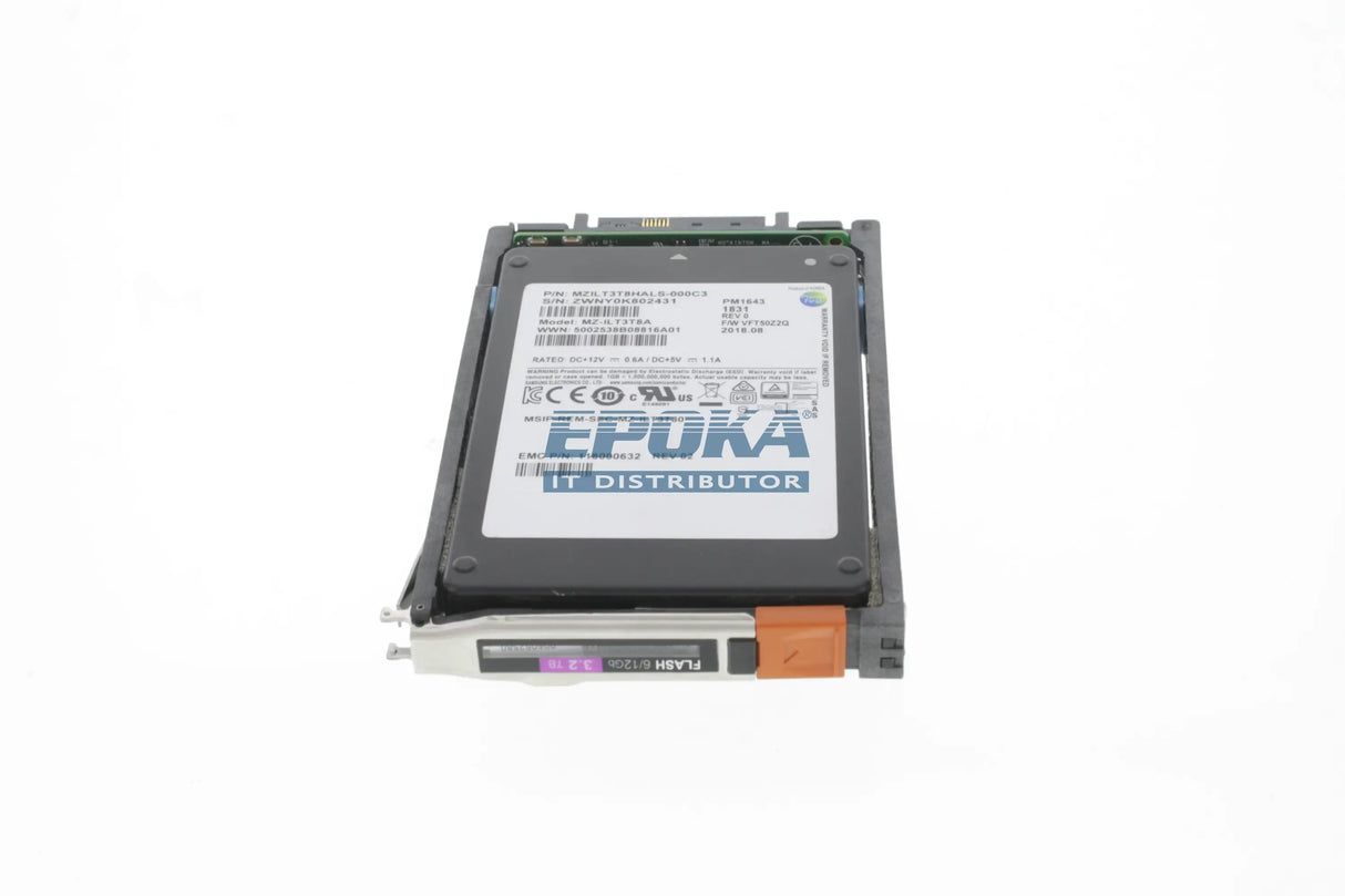 EMC 005052580 Disk 3.2TB 2.5" 6/12G SAS