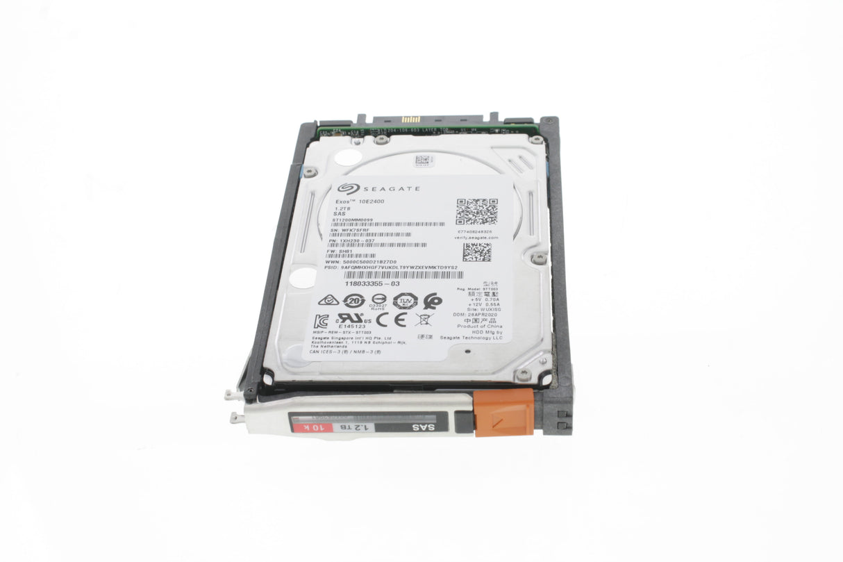 EMC 005052961 Disk 1.2TB 10K 2.5" 6Gb/se SAS