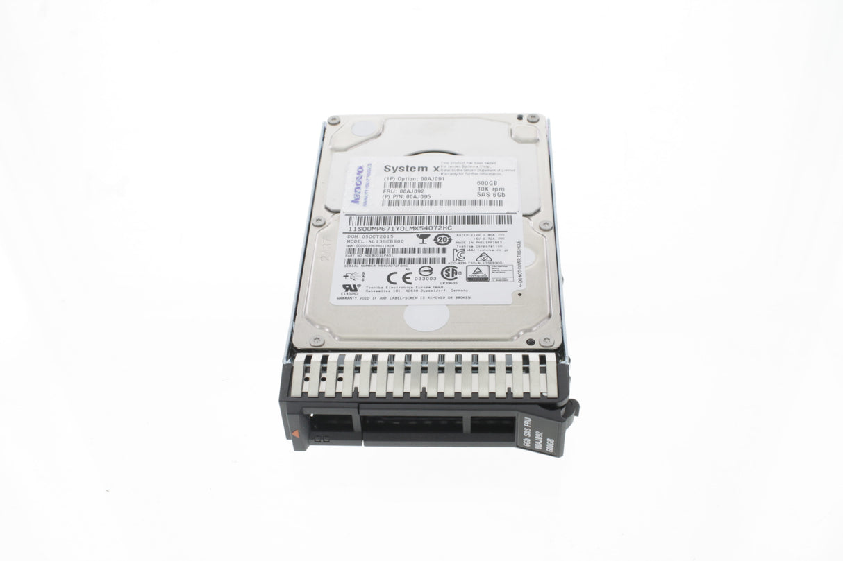 IBM 00AJ091 600GB SAS 10K 6GBPS 2.5" G3HS