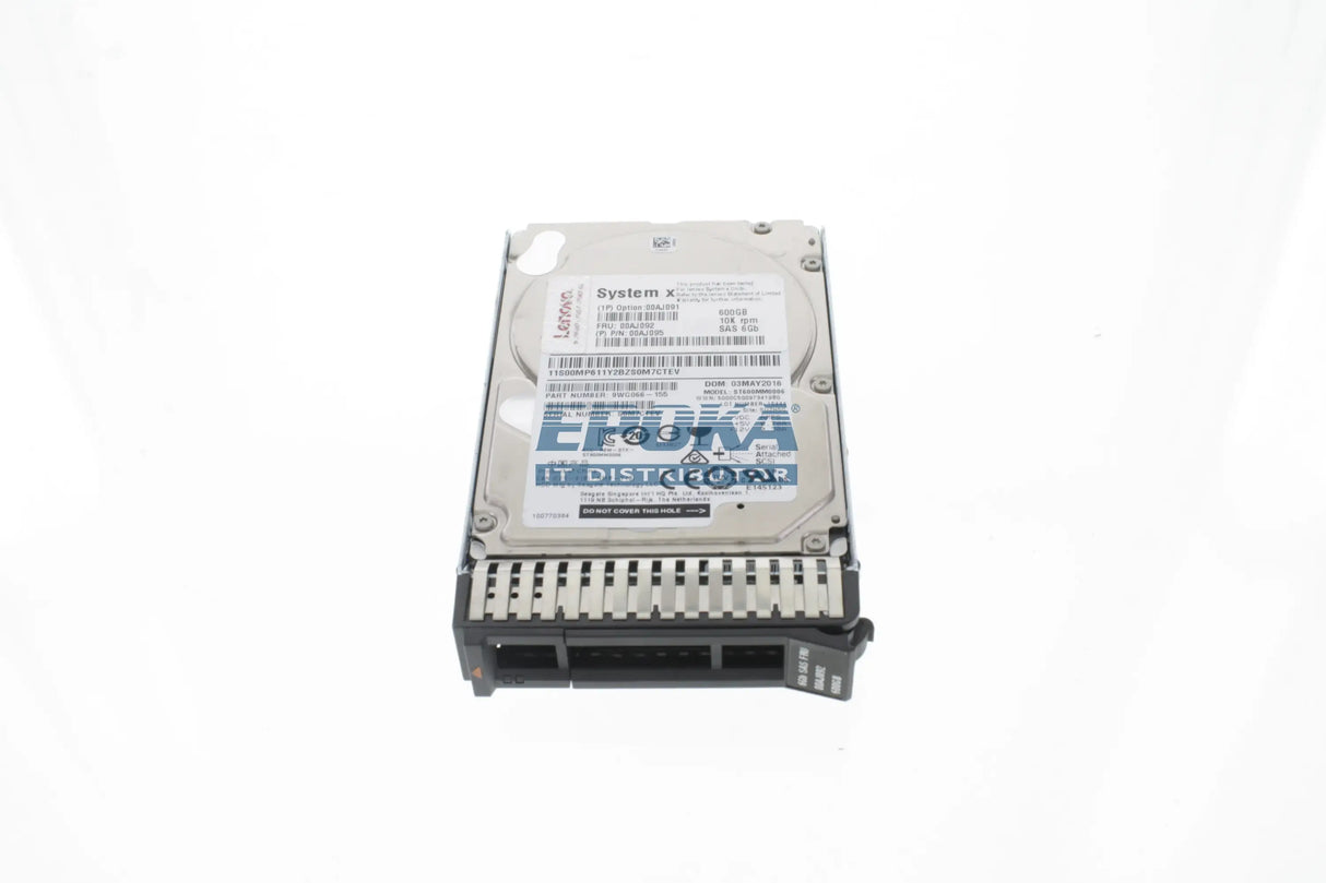 IBM 00AJ092 600GB 10K 6GBps SAS 2.5 G3HS