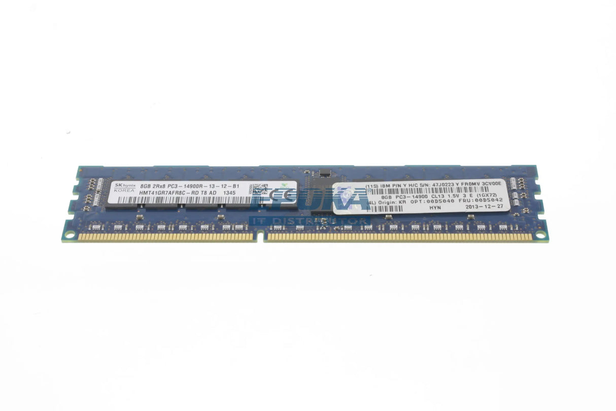 IBM 00D5041 8GB (1x8GB 2Rx8 1.5V) PC3-14