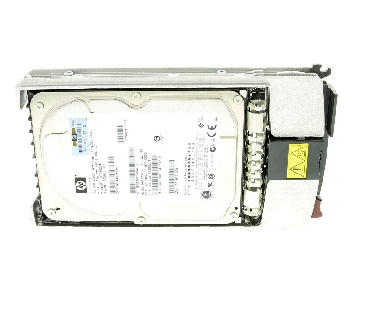 HP 286714-B22 CPQ 72.8GB 10K RPM U320 Univer