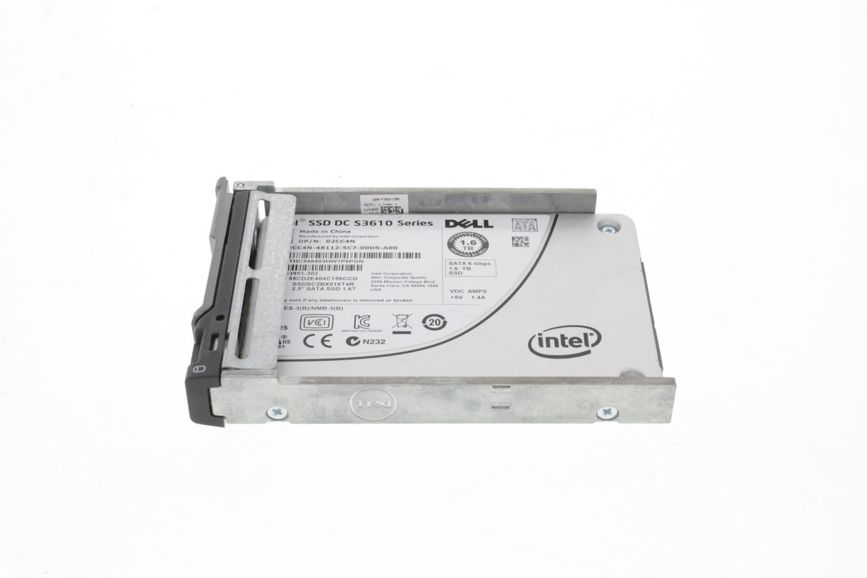 Dell 2CC4N 1.6TB SSD 6G SATA 2.5" MU MLC