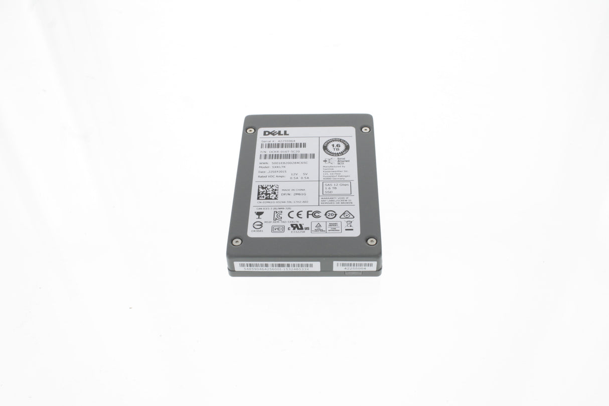 Dell 2M61G 1.6TB SSD 12G SAS 2.5" RI