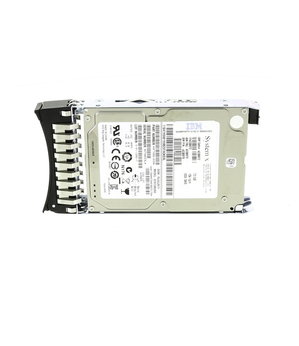 IBM 42D0672 IBM 73GB 15K 6Gbps SAS 2.5"SFF