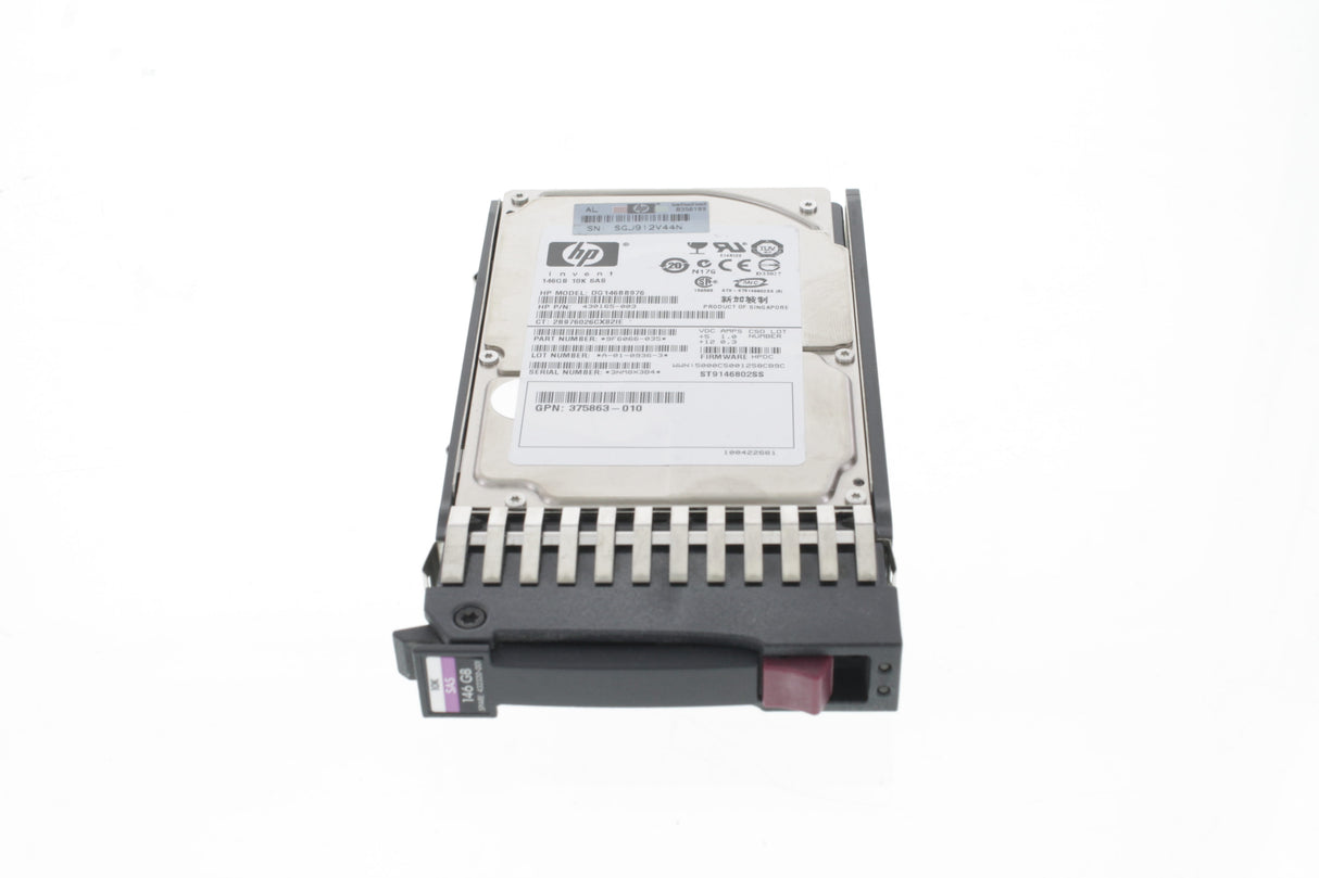 HP 431958-B21 CPQ 146GB 10K SAS* SFF