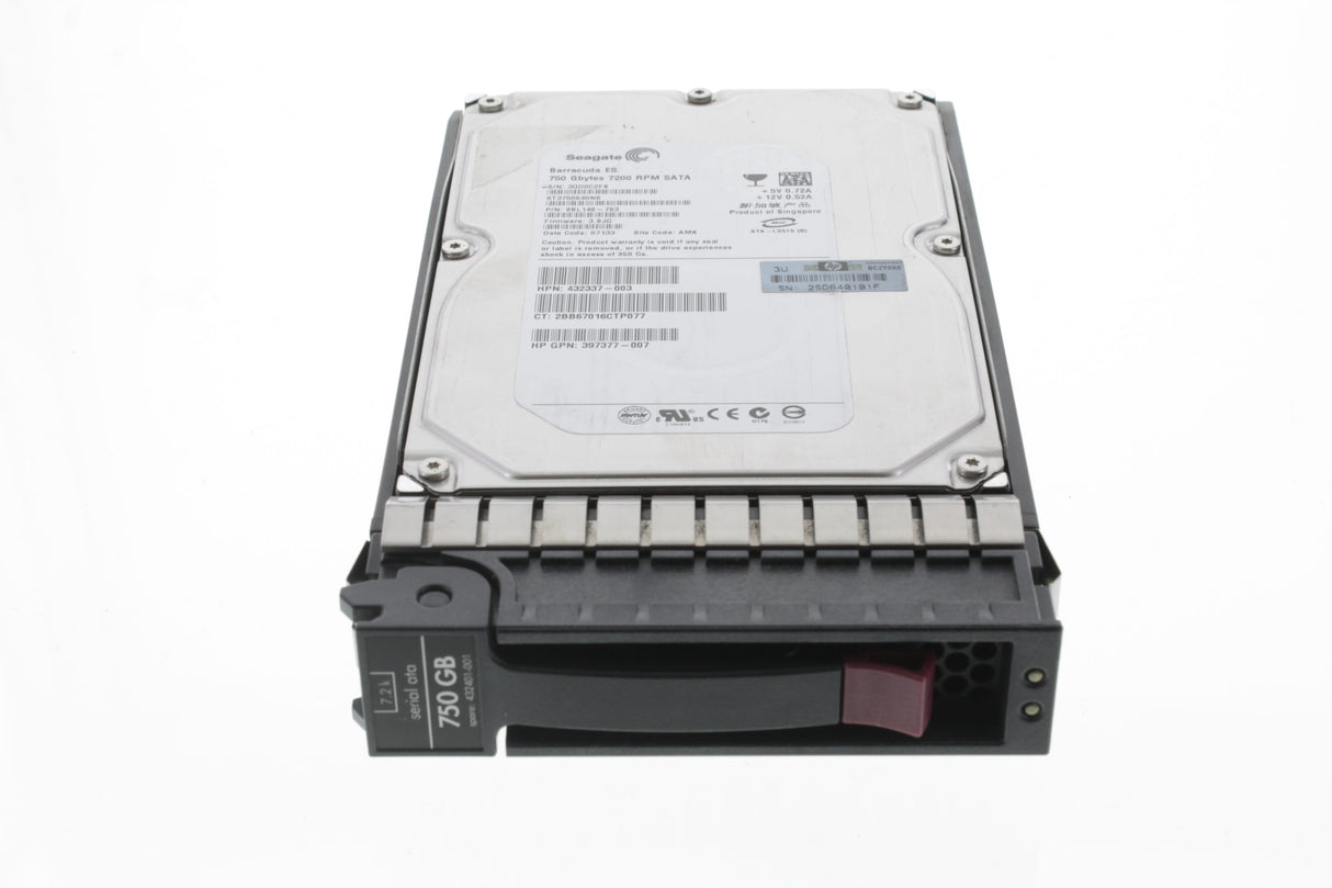 HP 432401-002 750GB 1, 5G SATA 7,2K 3,5"
