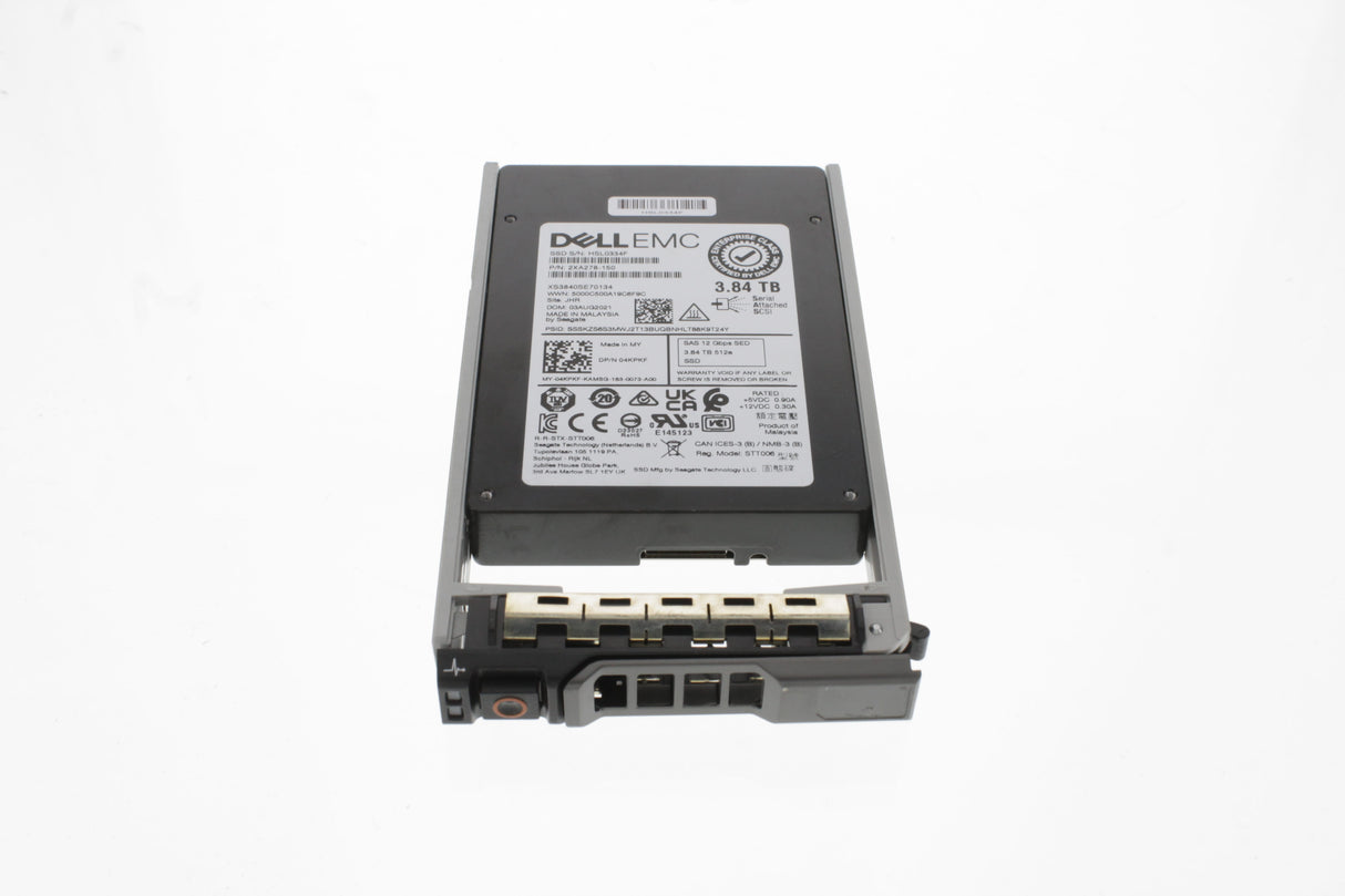 Dell 4KPKF 3.84TB 2.5 12G SAS SED" RI TLC SED