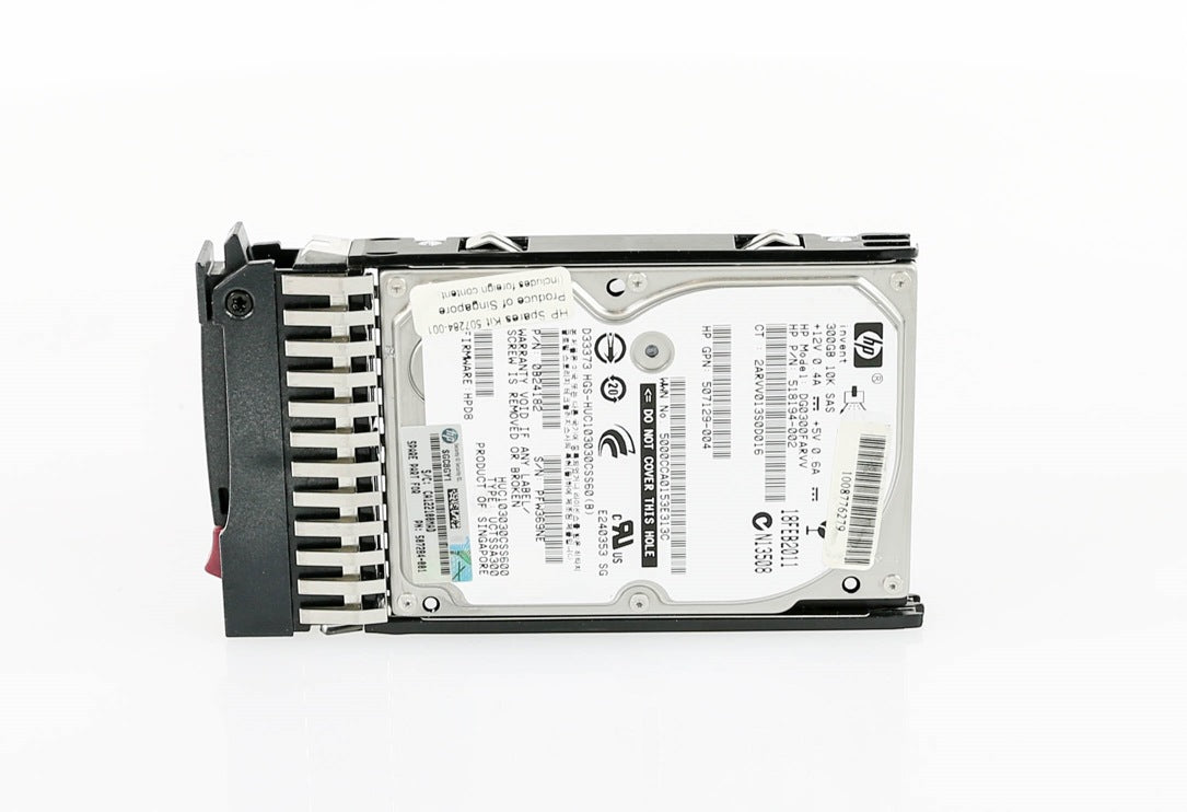 HP 507127-B21 CPQ 300GB 6G SAS 10K SFF DP