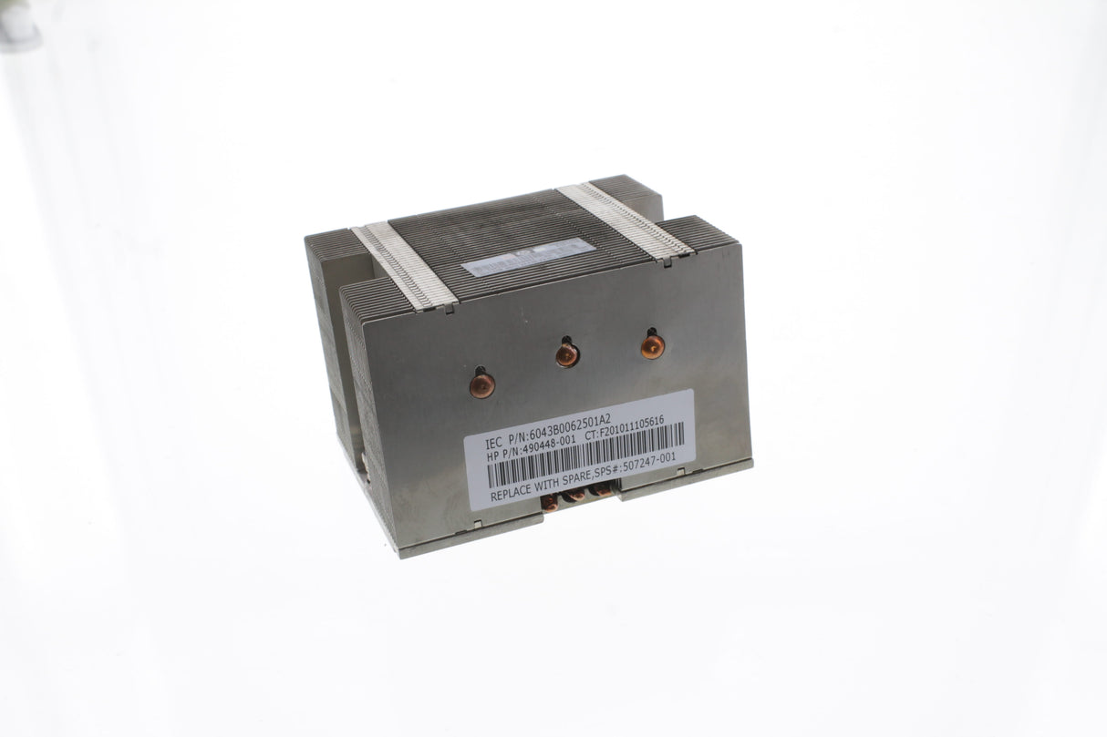 HP 507247-001 Processor heat sink - 2U form