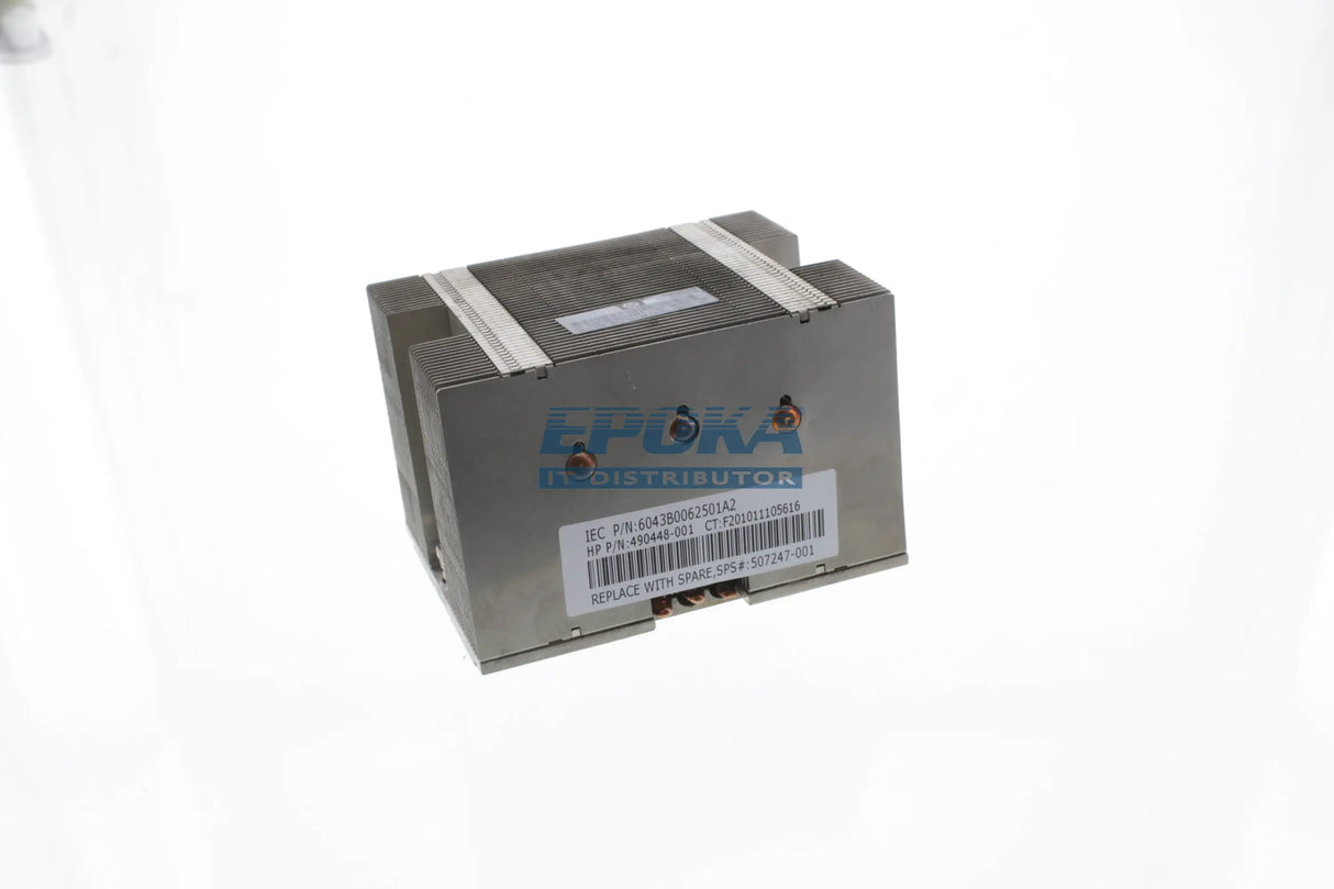 HP 507247-001 Processor heat sink - 2U form