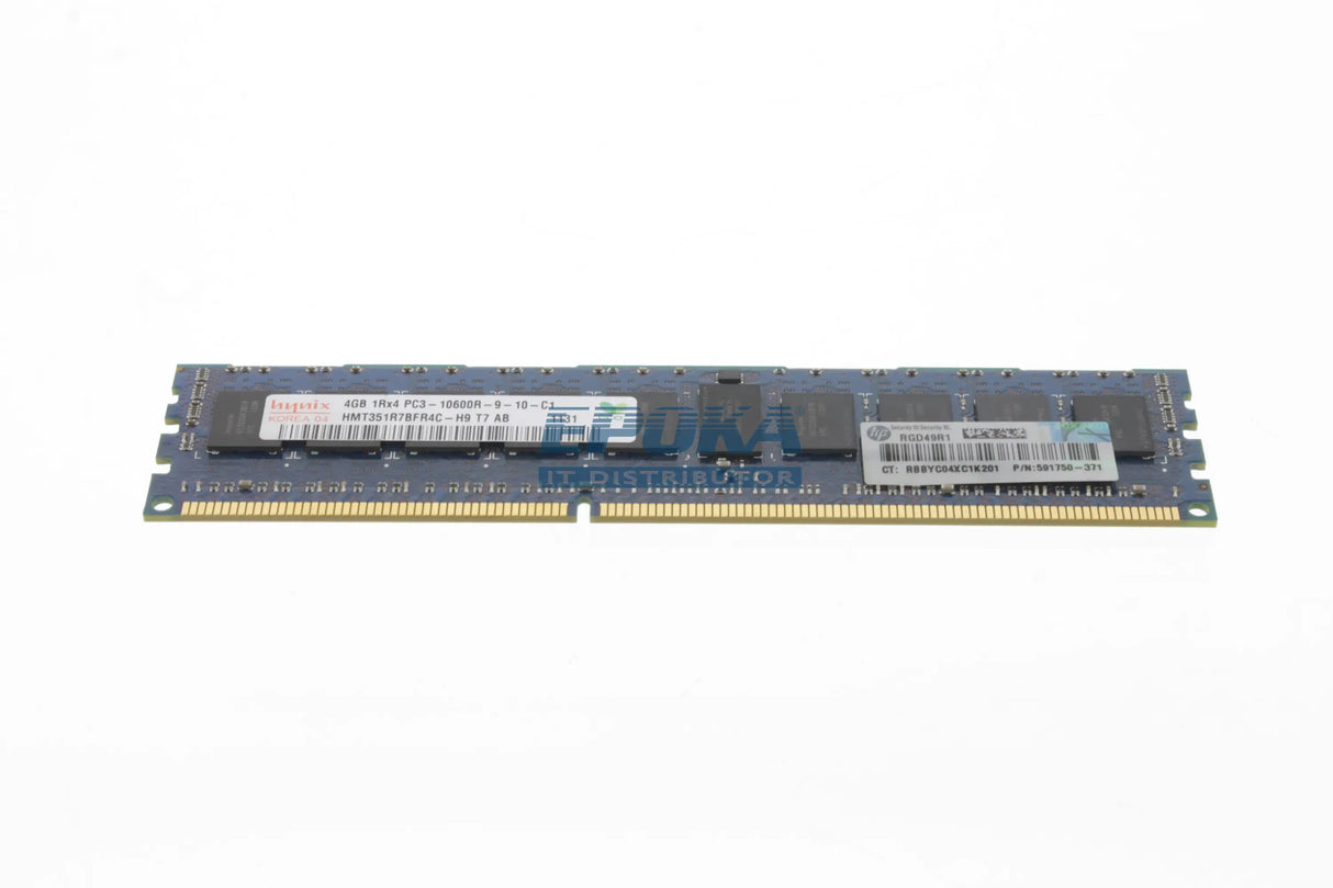 HP 591750-371 HP 4Gb PC3-10600R 1333Mhz ECC