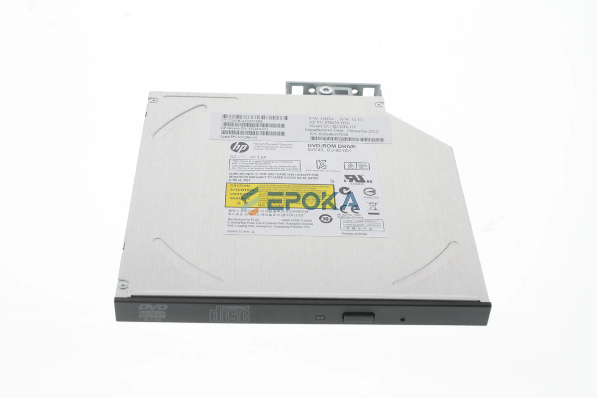 HP 9.5mm SATA DVD JackBlack Op