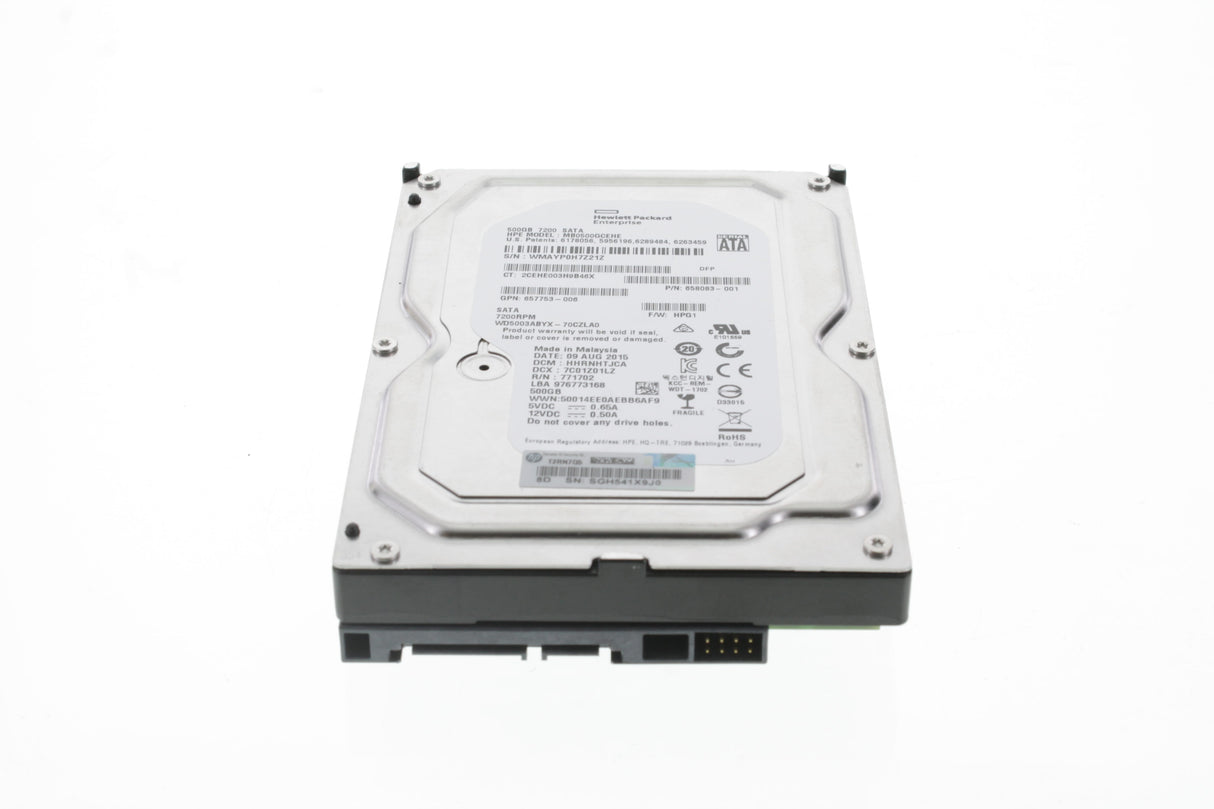 HP 659571-001 500GB non-hot-plug SATA hard disk