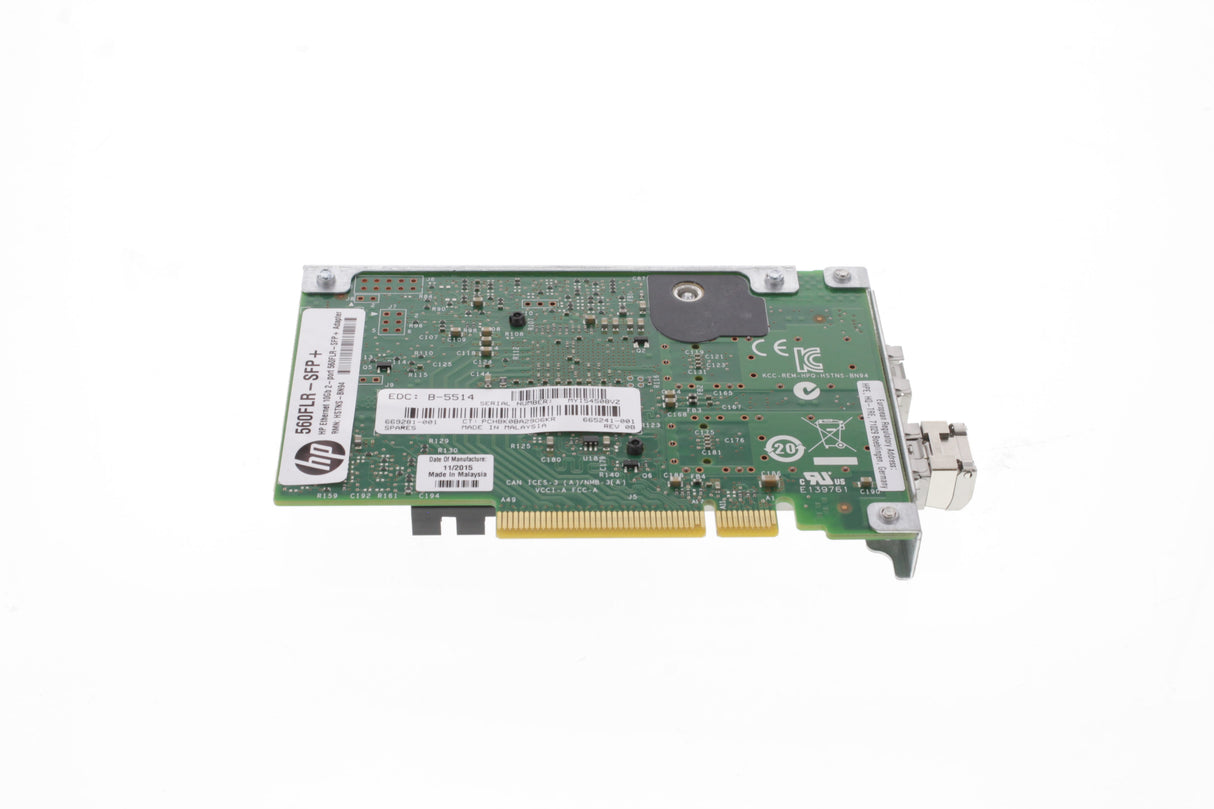 HPE Ethernet 10Gb 2-port 560FLR-SFP+ Adapter