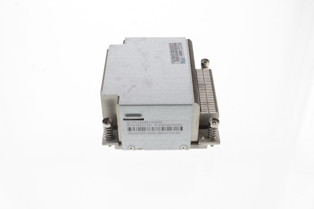 HP 677090-001 Screw down type heatsink assem