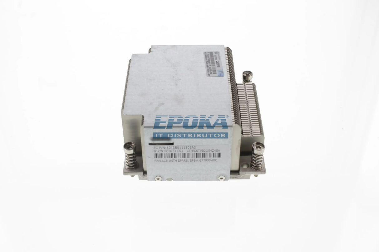 HP 677090-001 Screw down type heatsink assem