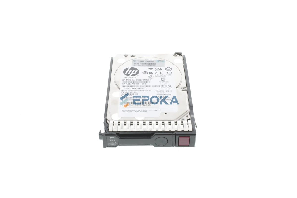 HP 697574-B21 HP 1.2TB 6G SAS 10K rpm SFF