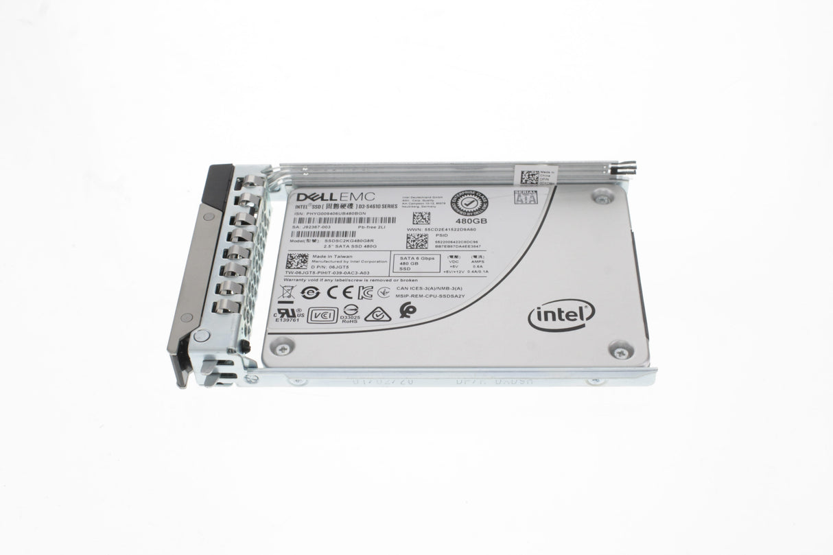 Dell 6JGT5 480GB SSD 6G SATA 2.5" MU TLC